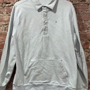 Criquet Light Gray Long Sleeve Polo